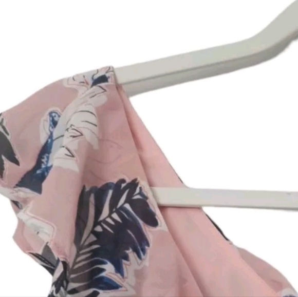 NWOT A New Day Floral Faux Wrap Dress Size Small V-Neck Sleeveless Asymmetric. - Picture 6 of 10